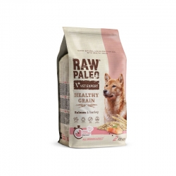 VETEXPERT RAW PALEO HEALTHY GRAIN ADULT SALMON 2KG - sucha karma z łososiem dla psów dorosłych